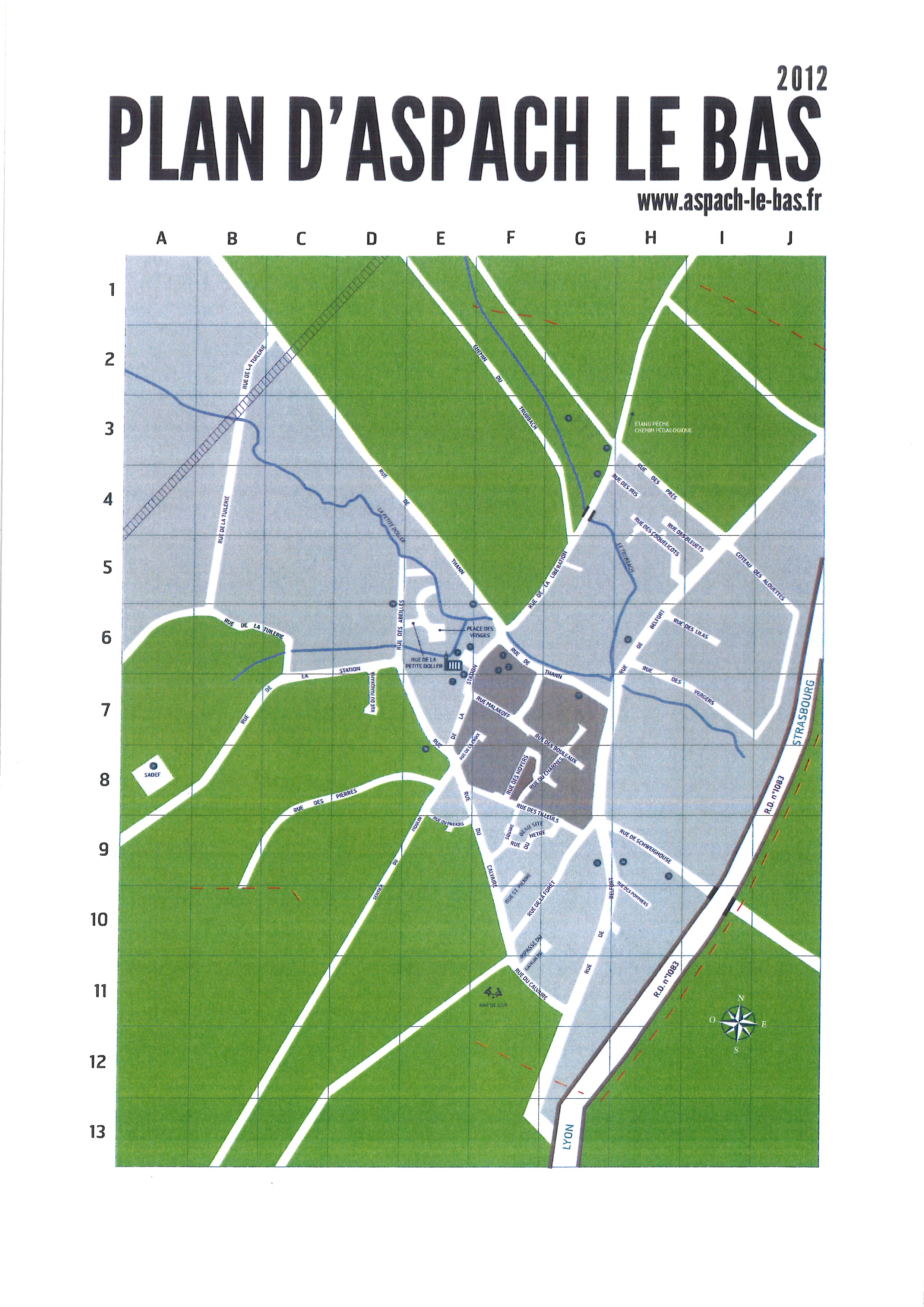 plan du village